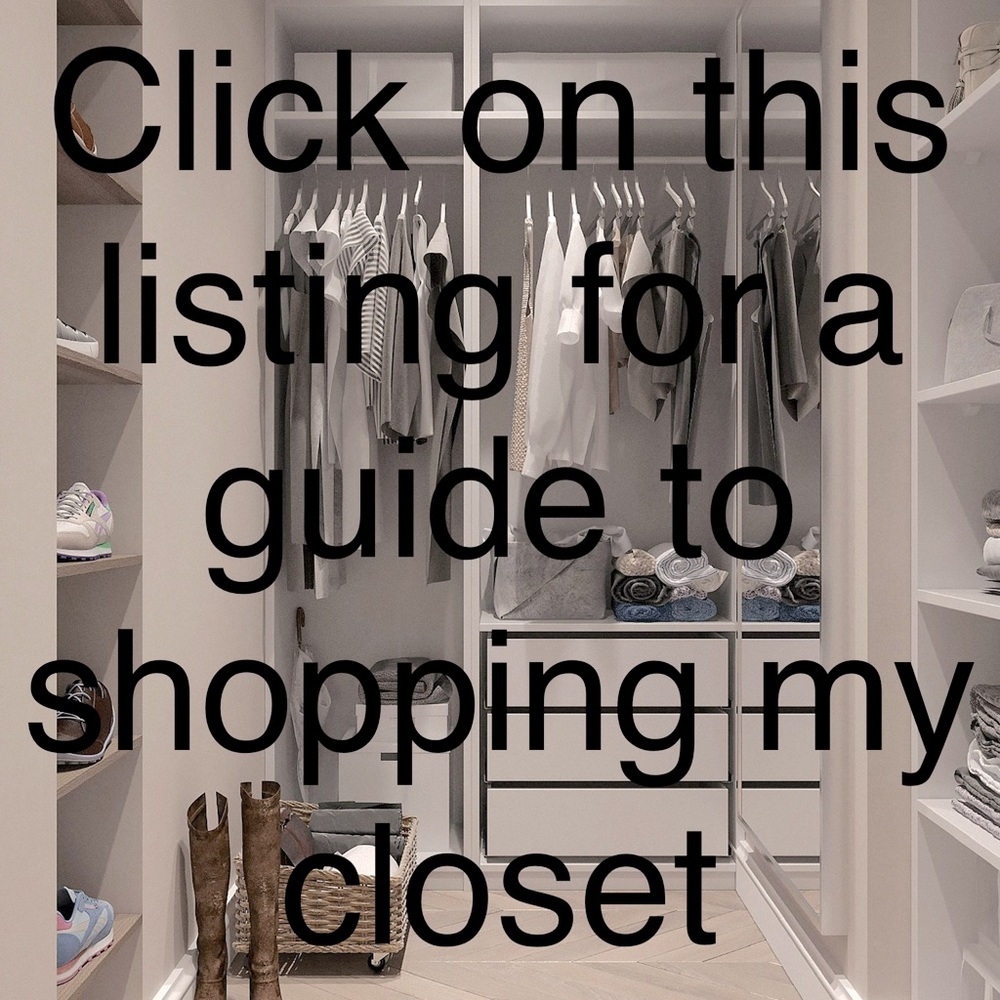 Guide to shopping my closet